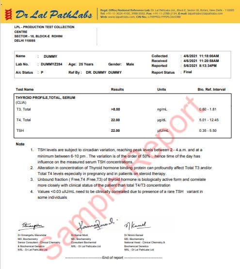 Thyroid Profile Test: Price, Purpose, Procedure & Report [2026]