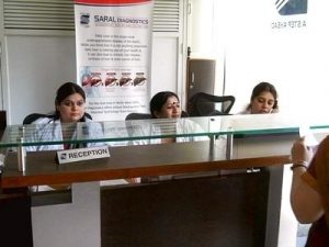 Saral Diagnostic Center Reception Area