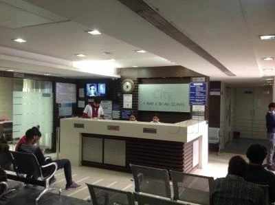 Reception Area Of City X-Ray Tilak Nagar