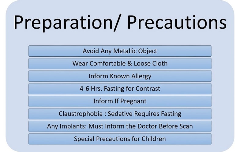 Preparation and Precautions Before Brain MRI
