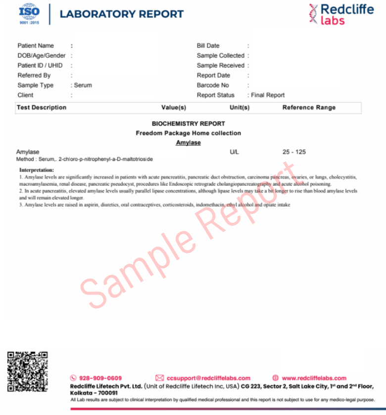 Amylase Dummy Reprot